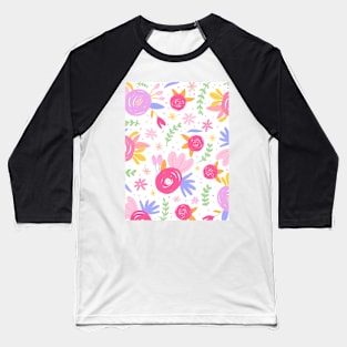 POPPY FLOWERS Baseball T-Shirt